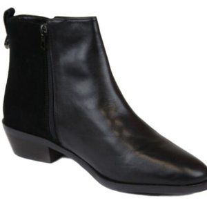 Coach Women's Black Carmen Leather Ankle Bootie Boot Shoes